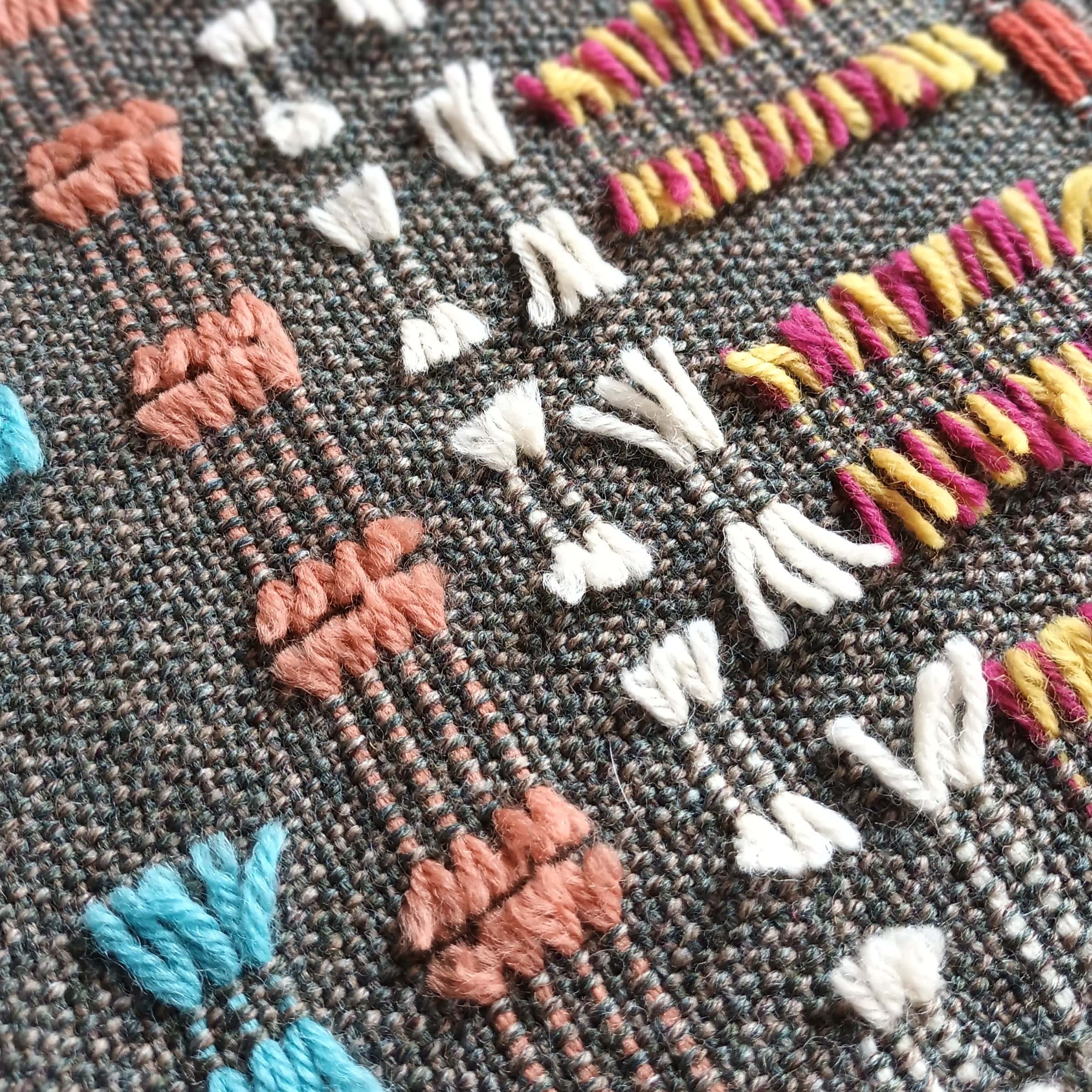 Échantillonnages sur métier à tisser à peigne envergeur